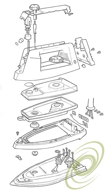 Iron Exploded View
