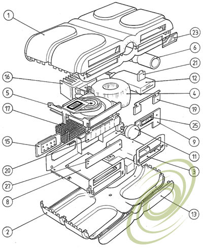 Stereo System Exploded View