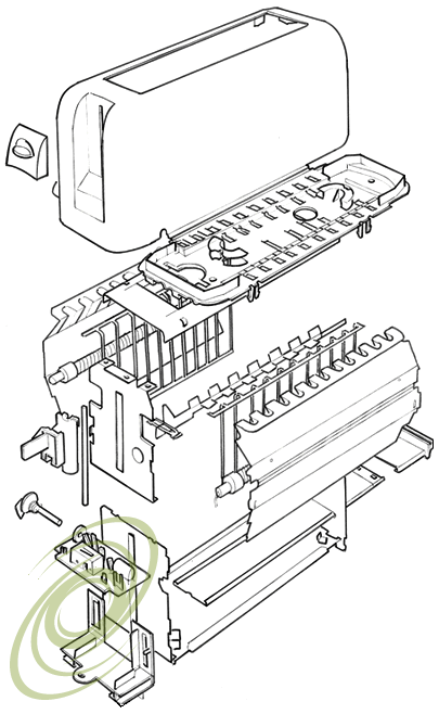 Tefal Toaster Exploded View